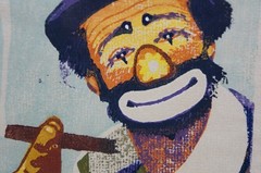 Emmett Kelly Paul Jerome Ringling Brothers Clown Portrait Prints Pair 11″