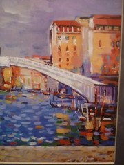 Bridges In Venice by Shkelgim Dani 2003 Signed & Numbered 8″ x 9 5/8″ COA