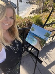Laguna Beach Plein Air Oil Painting Original One Of A Kind 12 X 12 Inches