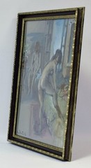 B. Martini (1911–1979), nude, watercolor, signed and dated.