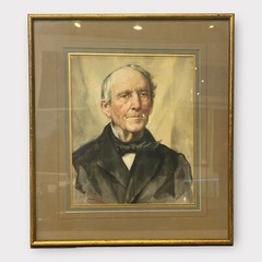 William Stenger (American 1850-1910) Watercolor Painting
