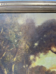 GORDON COUTTS ANTIQUE CALIFORNIA TONALIST VINTAGE LANDSCAPE EARLY OIL PAINTING