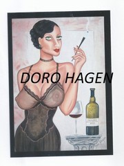 Doro Hagen Art Trading Cards Artist Trading Card Postcard 10 x 15 cm Rare