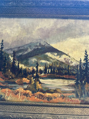 Frances Harris ( 1913- 2017 ) Signed original oil painting 1975.