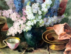 Nelly Hollo (Slovakia,1905-1990) oil painting 150380