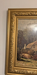 Vintage Gold Color 32.25″ length by 28.25″ heighth Frame with Rudolf Weber Litho