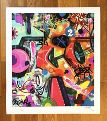 graffiti art original GRIND HARD COPE2 LMTD40 Signed