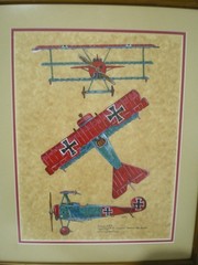 WWI Fokker DR.I Triplane 1917 Western Front Imperial German Air Service Original