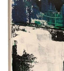 No.599 Original Abstract Modern Minimal Painting By K.A.Davis