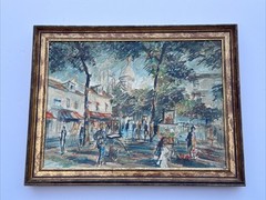 ARMAND DALIAN PAINTING FRENCH SCHOOL OF PARIS FRANCE IMPRESSIONIST SMALL OIL