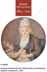 Jacques-Antoine Barrois (1766-after 1811) „Elderly married couple“, miniature