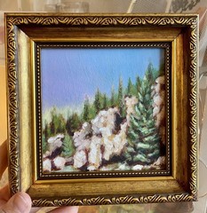 Jemez Mountains New Mexico Original Landscape Painting Framed Southwest Art