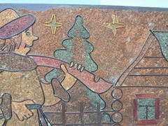 Vintage Wall Art Panel Painting At the Pike’s Command Emelya Fairy Tales Decor