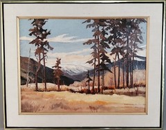Frances Harris(1913-2017) Signed Original Oil Painting ’78 The Quiet Valley