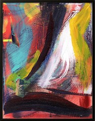 FINELLI ORIGINAL Acrylic Painting High Art Modern Collectible 11×14 COA G10A