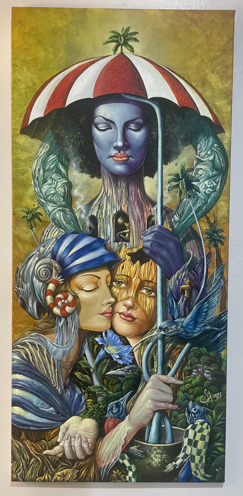 Intimidad by Raimundo Sosa Tamayo 100×46.5cm