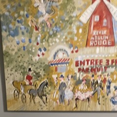 COBELLE ORIGINAL IMPRESSIONIST PAINTING ( MOULIN ROUGE PARIS ) SIGNED UNFRAMED
