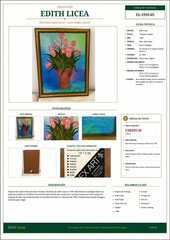 Original Edith Licea Oil Painting 1995 Pink Tulips Floral Framed Signed 21×27