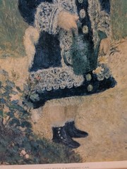 ✨VINTAGE✨ 1876 PIERRE-AUGUSTE RENOIR “A Girl With A Watering Can” – 21” x 27″
