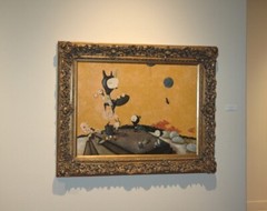 „Where owl perched pockets hold all the souvenirs“ original painting by Lola