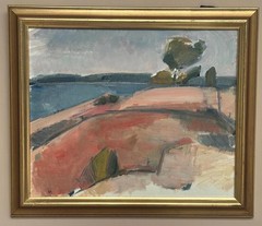 Swedish Oil on Canvas – “Stockholm” by LARS „BJÖNNI“ ANDERSSON – 65 × 56 cm
