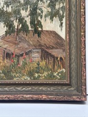 ANTIQUE EARLY CALIFORNIA PAINTING LANDSCAPE IMPRESSIONIST SAIGNED NAUERT 1910’S
