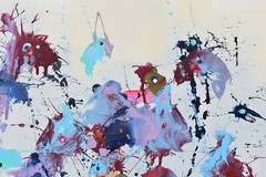 Days of Wine and Roses – 18 x 24 IN / 46 x 61 CM – Abstract Floral Painting