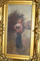 Antique J. A. McCOLVIN Victorian English Impressionist Oil on Canvas Painting
