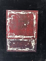 18×22 inch „Johnny Davis Abstract Acrylic on Canvas Painting – Original Artwork“