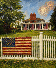 American House on July 4