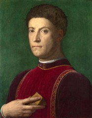 Oil painting agnolo bronzino – Portrait of Piero de‘ Medici free shipping cost
