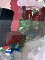 Surrealist Funky Portrait of Kip Art Painting Original by Lary Araujo Artist ’92