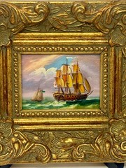 Sailing Ship Seascape Painting