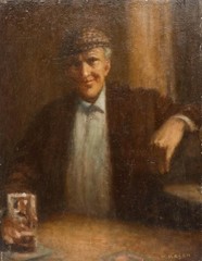 William Mason ARCA (1906-2002) – 20th Century Oil, Irishman in a Tweed Cap