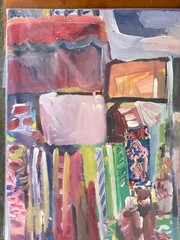 BIG DADDY’S New Orleans French Quarter Original Painting by David Baum–24″X24″