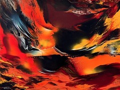 Leonardo Nierman oil painting Biblical Fire