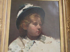 HANDSOME YOUNG MAN 19th c. PORTRAIT ON PAUL FOINET FRENCH CANVAS LATE 1800’s