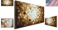 Abstract Oil Paintings Canvas Modern Wall Art 40″L X 20″W Decor