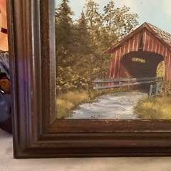 1988 vintage original oil painting on canvas singed Norma 8″x10″ Portland Oregon