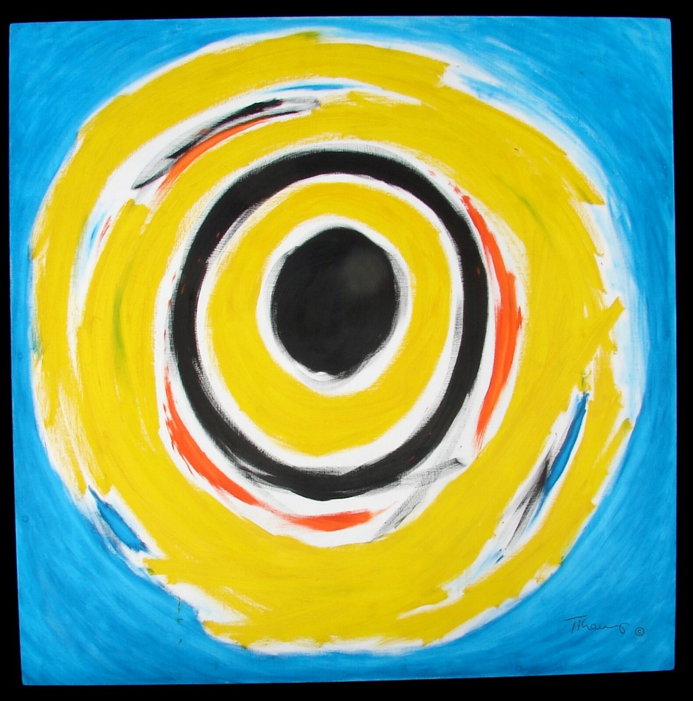 VERTIGO – Original Modern Oil Painting by TIHANY – 4′ by 4′ CANVAS