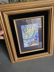Original 3×5 Watercolor Art In Frame Ellen Buchert Utah