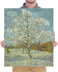 the Pink Peach Tree by Van Gogh Famous Oil Paintings Reproduction Large Modern S