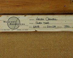 Helen Caswell (CA,1923-2018) oil painting 149636