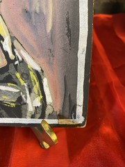 Portrait Painting,Vintage, 1930-40s, 8.5×10”