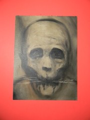 Tormented ALEXANDER Todorov Horror Dark Weird Art Zombie Painting OOAK Signed