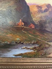Framed Oil On Canvas – Scottish Landscape by Francis E Jamieson (1895-1950)