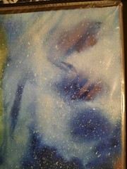 Watercolor Abstract Space Painting. „Prize Nebula“. Paul Eres. Stars Galaxy.