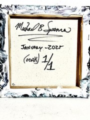 Original Acrylic 8″x8″ Canvas Art OOAK (One of a Kind) Auto, Date, Numbered 1/1