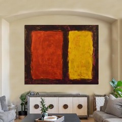 ￼ Mark Rothko style Professional￼ Artist Canvas￼ painting￼ 72”X60”Abstract,6ft
