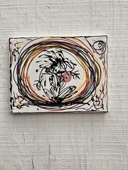 Small Unframed OOAK Original Abstract Acrylic Canvas Painting Wall Decor Art